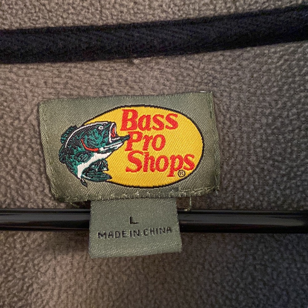 VINTAGE BASS PRO SHOPS 72’ (84’-98’ TAG) 3/4 ZIP PULLOVER - Picture 3 of 5